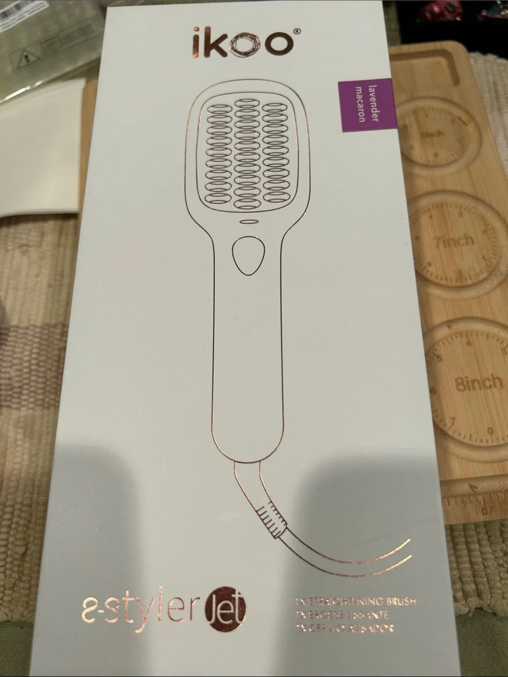 e-styler Jet Heated Hair Brush - Pink